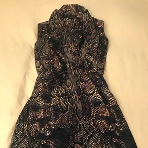 Worn only once Aqua dress. Fun and flirty